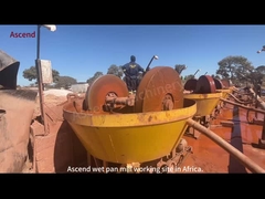 Molinos de moldeado húmedo 1600 1500 1400 modelo tahona para moler el polvo de oro con mercurio y agua