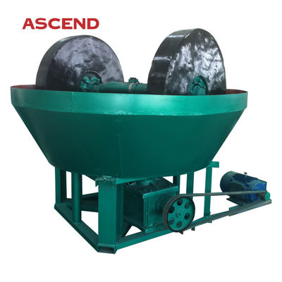 Small Gold Milling Machine Mining Wet Stone Grinder Gold Mining Pans 1-2 Ton Per Hour