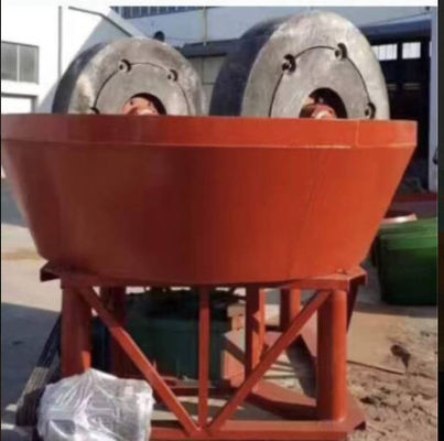 Stone Grinding Cast Iron Gold Wet Pan Mill